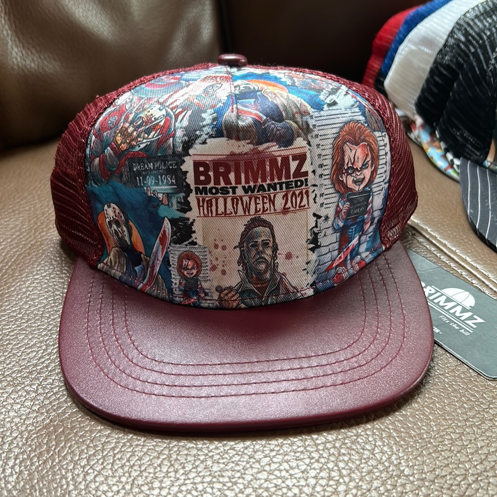 Brimmz Serials Most Wanted! Halloween 2021 trucker hat